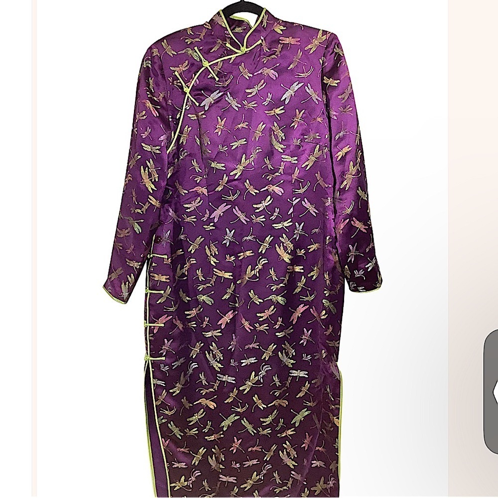 UNBRANDED dragonfly cheongsam/qipao dress 💞